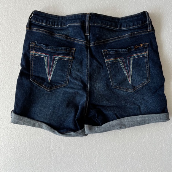 Seven7 Jean Shorts Size 10 - Picture 3 of 8